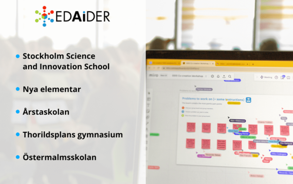 EdAider utökar samarbetet med Stockholms stads skolor
