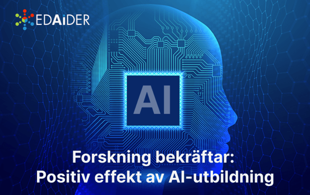 Ny forskning: EdAiders AI-utbildning rustar lärare med AI-kompetens och leder till pedagogisk innovation